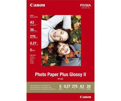 Papier do drukarki CANON PP-201 fotopapier A3 20szt błysk 260g/m2 2311B020
